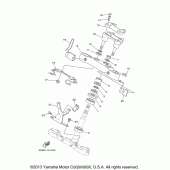 Схема узла: Рулевой механизм Yamaha XV1700 Road Star Midnight Silverado