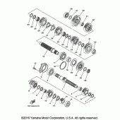 Схема узла: Трансмиссия Yamaha FJ09 FJ-09