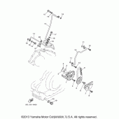 Схема узла: Масляный насос Yamaha XVS1100 V-Star Custom (with Flames)