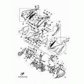 Схема вузла: Cowling 3 Yamaha FZ10/MTN1000 MT-10 SP