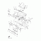 Схема узла: Задний рычаг и Подвеска Yamaha FZ1 FZ1 FAZER (S-TYPE)