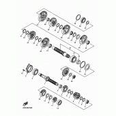 Схема вузла: Трансмісія Yamaha YZF-R1 R1