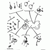 Схема узла: Электрооборудование 2 Yamaha TRX850