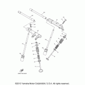 Схема вузла: Клапан Yamaha XV1600 Midnight Star