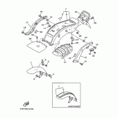 Схема вузла: Pare boue Yamaha XVS650 Drag Star