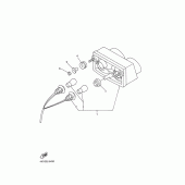 Схема вузла: Задній ліхтар (Стоп сигнал) Yamaha YZF-R1 R1