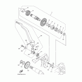 Схема узла: Привод стартера Yamaha YZ250 YZ250