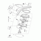 Схема узла: Панель приборов Yamaha XV1900 Stratoliner S