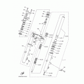 Схема вузла: Рульовий механізм Yamaha YP400 Grand Majesty