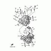 Схема узла: Картер двигателя Yamaha FZX250 ZEAL