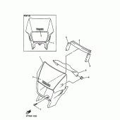 Схема узла: Облицовочные элементы 1 Yamaha XT600 XT600