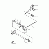Схема вузла: Вал перемикання Yamaha FZS600 FAZER