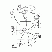 Схема вузла: Електроустаткування 1 Yamaha XVS1100 V-Star Silverado