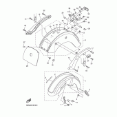 Схема узла: Pare-boue Yamaha XVS650 Drag Star Classic