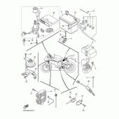 Схема вузла: Електроустаткування 2 Yamaha YZF-R6/ YZF600 R6
