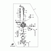 Схема вузла: Карбюратор Yamaha TTR50 TT-R50