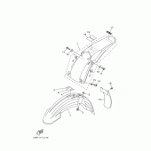 Схема узла: Крыло Yamaha YZ250 YZ250