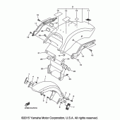 Схема узла: Крыло Yamaha XVS1300 Stryker