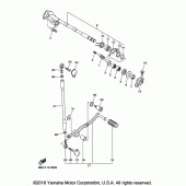 Схема вузла: Вал перемикання Yamaha YZF-R1 R1S Limited Edition