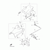 Схема вузла: Сидіння Yamaha FZ8 FZ8 FAZER (ABS)