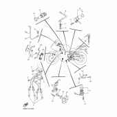 Схема узла: Электрооборудование 1 Yamaha FZ6 FZ6 FAZER S2