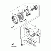 Схема узла: Фара Yamaha XVS1100 Drag Star