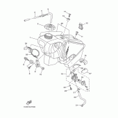 Схема узла: Топливный бак Yamaha YZ250 YZ250