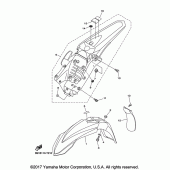 Схема узла: Крыло Yamaha YZ450F YZ450FX