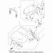 Схема узла: Сиденье Yamaha XVS650 V-Star Classic