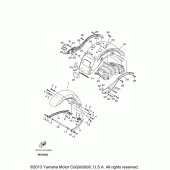 Схема узла: Крыло Yamaha XV1900 Stratoliner Deluxe