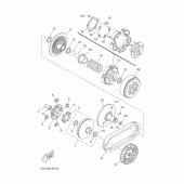 Схема вузла: Зчеплення Yamaha YP400
