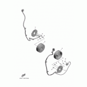 Схема вузла: Генератор Yamaha XV1900 Star Venture