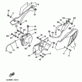 Схема узла: Боковая крышка Yamaha XTZ750 Super Tenere
