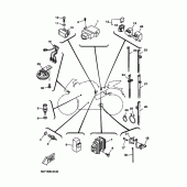 Схема узла: Электрооборудование 2 Yamaha YZF-R125