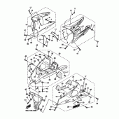Схема узла: Облицовочные элементы 2 Yamaha YZF-R6/ YZF600 R6S