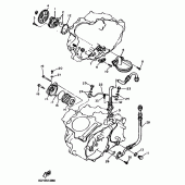 Схема узла: Масляный насос Yamaha TT600