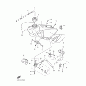 Схема вузла: Паливний бак Yamaha YZ450F YZ450F