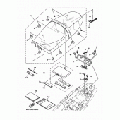 Схема вузла: Сидіння Yamaha XSR900/ MTM850 XSR900 Abarth