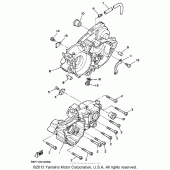 Схема узла: Картер двигателя Yamaha WR250 WR250Z