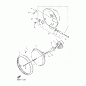 Схема вузла: Фара Yamaha XV250 V-Star