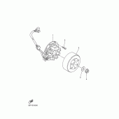 Схема вузла: Генератор Yamaha WR400F