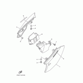 Схема вузла: Бічна кришка Yamaha TTR50 TT-R50