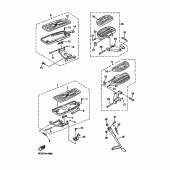 Схема узла: Подножки и Подставка Yamaha XVZ1300 Royal Star Tour Deluxe