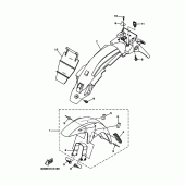 Схема узла: Крыло Yamaha YBR125