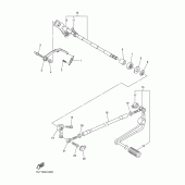 Схема вузла: Axe de select і pedale Yamaha YZF-R1 R1
