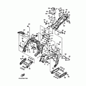 Схема вузла: Рама 2 Yamaha MT01 MT-01