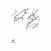 Схема вузла: Бічна кришка 2 Yamaha XT350 XT350