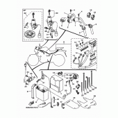 Схема вузла: Електроустаткування 1 Yamaha MTN320 MT-03 (ABS)