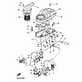 Схема узла: Впускная система Yamaha BT1100 Bulldog