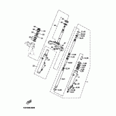 Схема узла: Рулевой механизм Yamaha YP250 X-MAX